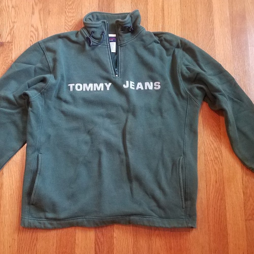 Vintage Tommy Jeans Sweatshirt Y2K Medium